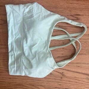 Lululemon Energy™ Longline Bra Kohlrabi Green